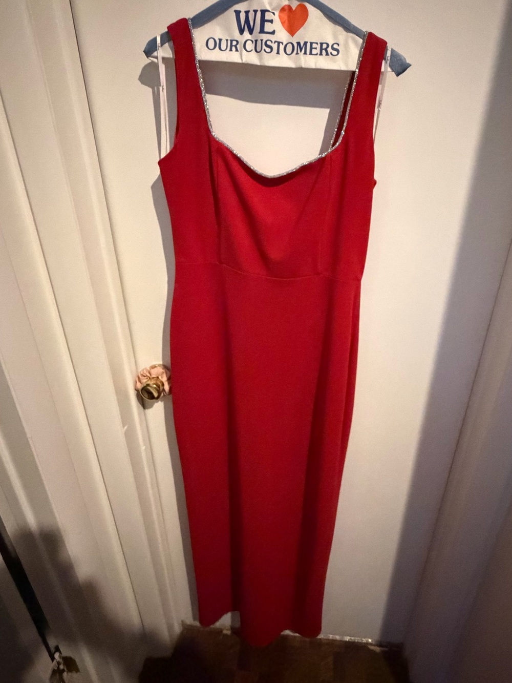 Elegant Red Sleeveless Midi Dress-Lulus